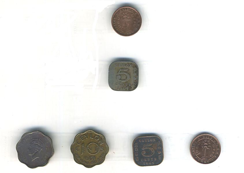 Английские монеты в колониальной Шри-Ланке. Из коллекции Лимарева В.Н.