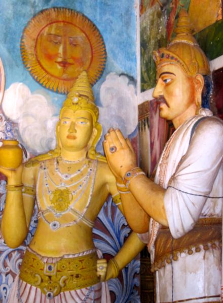 Король Пандукабьхая. Современная скульптура в Шри Ланке. Фото Лимарева В.Н.