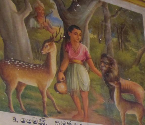 В древнем индийском заповеднике. Живопись Шри-Ланки. Фото Лимарева В.Н.  